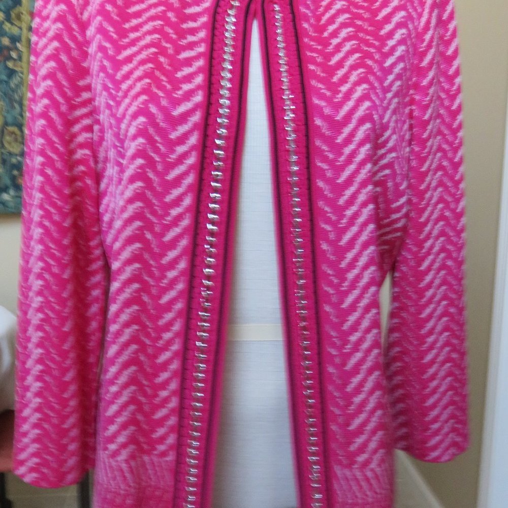 NWT Misook Cardigan sweated M Heritage Fit
